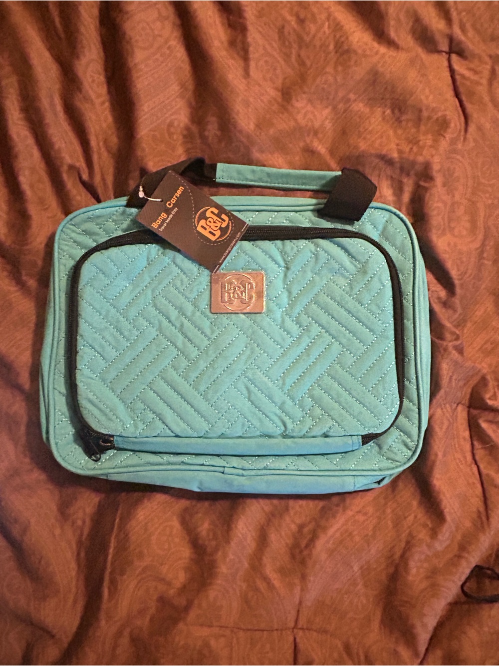 B&C  Turquoise Toiletry
